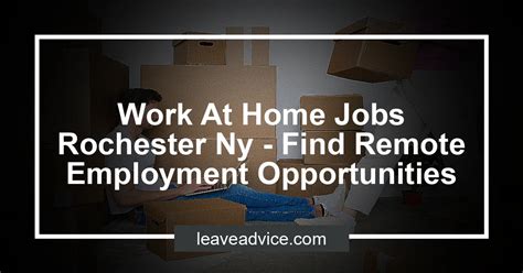 Report <strong>Job</strong>. . Remote jobs rochester ny